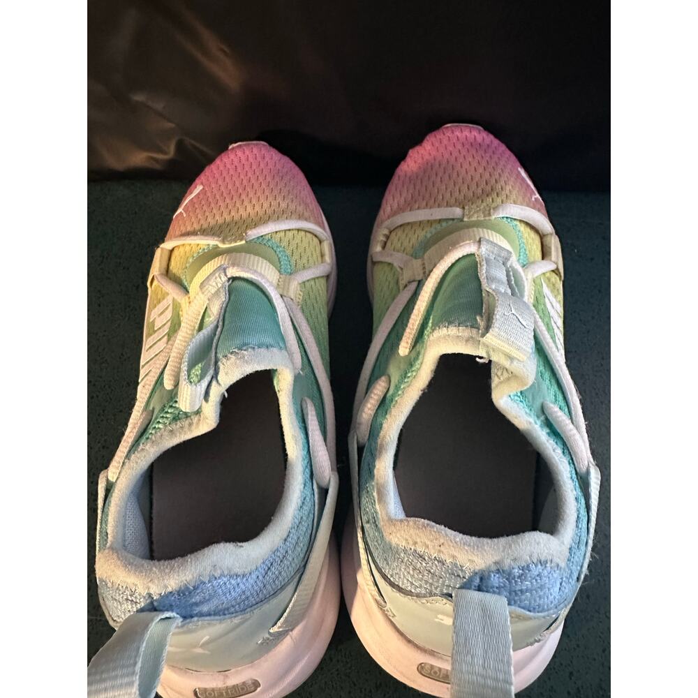Puma Softride Rift Slip On Sneaker Rainbow/White -/Wmns 6 C Causal Walking Run - Picture 4 of 6